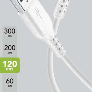 CL hvítur USB-C 1,2m - Image 2
