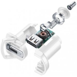CL billøðari hvítur USB-C v/kaðal 15W - Image 2