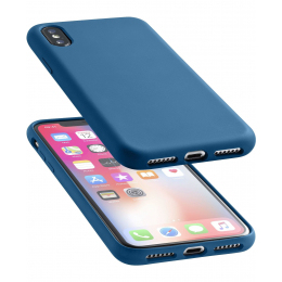 Soft Touch Cover, iPhone X, Blå - Image 1