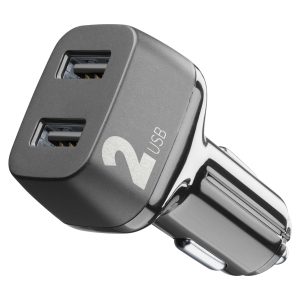 CL billøðari svartur USB dual 24W - Image 1