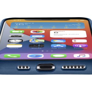 iPhone 12 Mini Blue Silicone Cover - Image 3