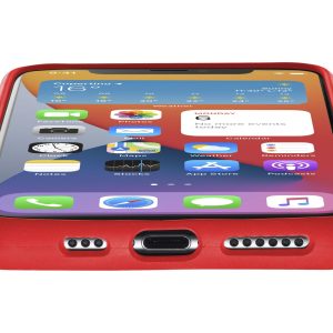 iPhone 12 Pro Max Red Silicone Cover - Image 3