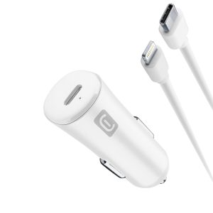CL billøðari hvítur lightning v/kaðal 20W - Image 1