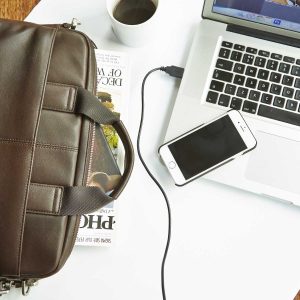 Knomo Stanford Slim Briefcase 13" - Image 6