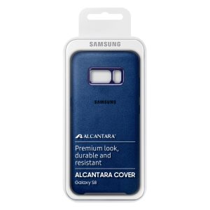 Samsung S8 Alcantara Cover Blátt G950 - Image 1