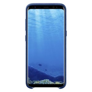Samsung S8 Alcantara Cover Blátt G950 - Image 2