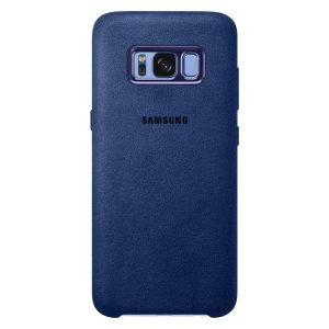 Samsung S8 Alcantara Cover Blátt G950 - Image 3