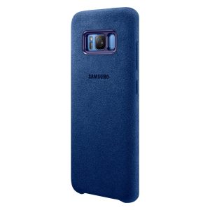 Samsung S8 Alcantara Cover Blátt G950 - Image 4