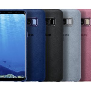 Samsung S8 Alcantara Cover Blátt G950 - Image 5