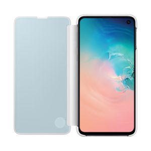Samsung S10e clear view cover WHITE - Image 3