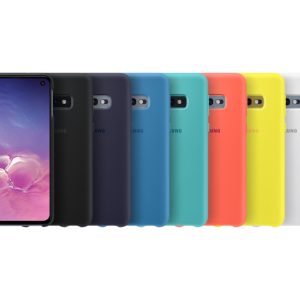 Samsung S10e Silicone Cover White - Image 3