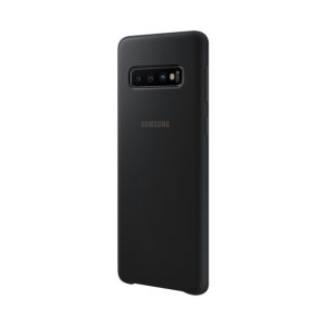 Silicone Cover Black Samsung S10 - Image 1