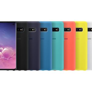 Silicone Cover Berry Pink Samsung S10 - Image 3