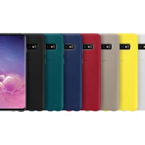 Samsung S10 Leather Cover White - Image 5