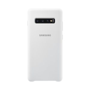 Silicone Cover White Samsung S10+ - Image 2