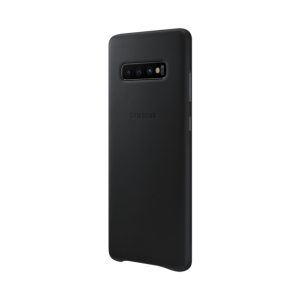 Samsung S10+ Læder Black - Image 3