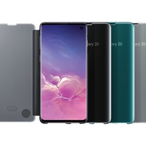 Clear View Cover White Samsung S10 - Image 2