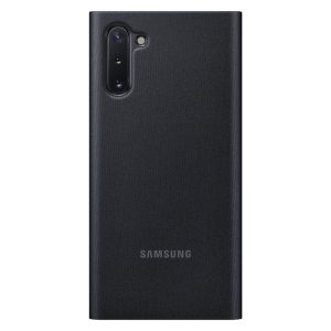 Samsung Note10 ClearView Cover Black - Image 1