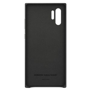 Samsung Note10+ Læder Cover Black - Image 3