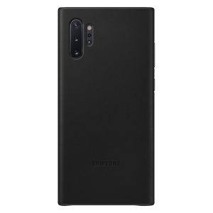 Samsung Note10+ Læder Cover Black - Image 4