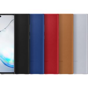 Samsung Note10+ Læder Cover Black - Image 5