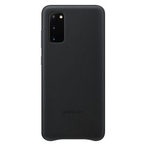 Samsung Galaxy S20 svart leður cover - Image 1