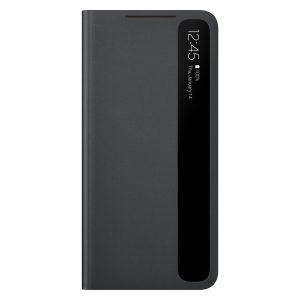 Samsung S21 Smart Clear View Cover Svart - Image 1