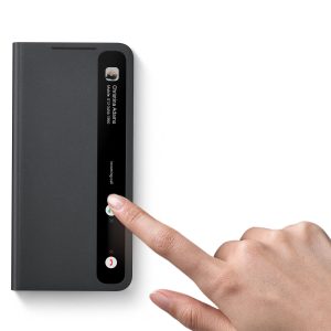 Samsung S21 Smart Clear View Cover Svart - Image 3