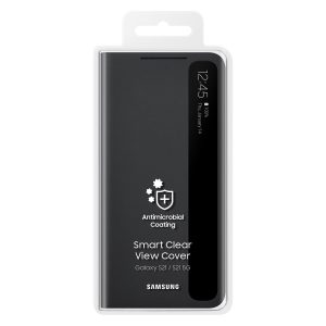 Samsung S21 Smart Clear View Cover Svart - Image 7
