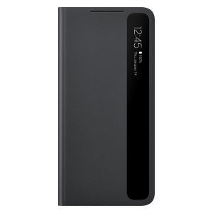 Samsung S21+ Smart Clear View Cover Svart - Image 1