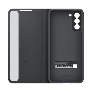 Samsung S21+ Smart Clear View Cover Svart - Image 4