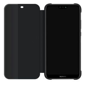 Huawei P20 Lite Flip Cover Black - Image 5