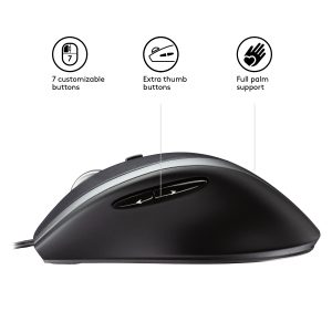 Logitech M500 Corded Mouse - Image 4