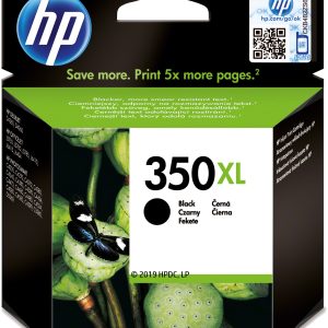 HP 350 XL Black Blekk - Image 1