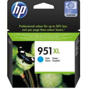 HP 951 XL Cyan Blekk