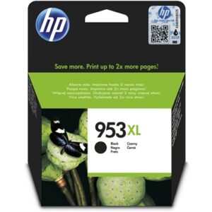 HP 953XL Svart Blekk