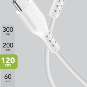 CL hvítur USB-C Lightning 1,2m - Image 3