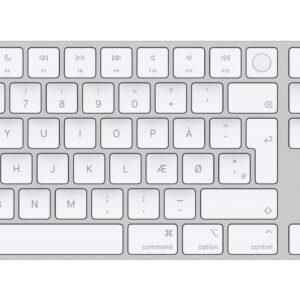 Apple Magic Keyboard with touch ID og Nummeri