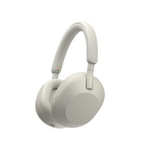 Sony WH-1000XM5 - Hovedtelefoner med mik. - fuld størrelse - Bluetooth - trådløs, kablet - aktiv stø
