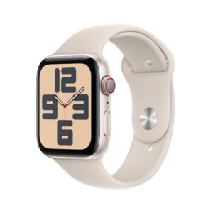 Apple Watch SE (GPS + Cellular) - 2. generation - 44 mm - stjernelys-aluminium - smart ur med sports