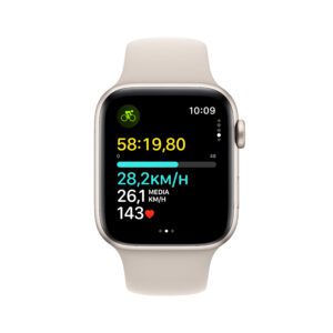 Apple Watch SE (GPS + Cellular) - 2. generation - 44 mm - stjernelys-aluminium - smart ur med sports - Image 4