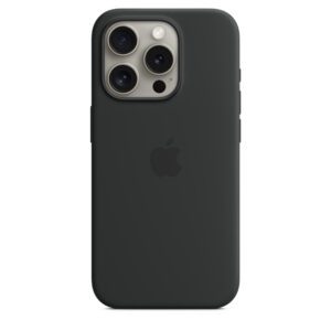 Apple iPhone 15 Pro Silicone Case Black